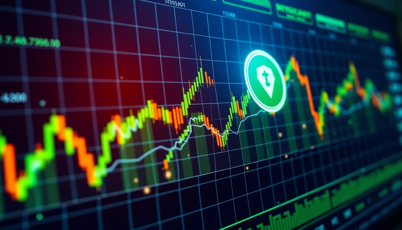 AI cryptocurrency trading platform interface showcasing live aicoin market data with secure user features and customizable charts for traders.