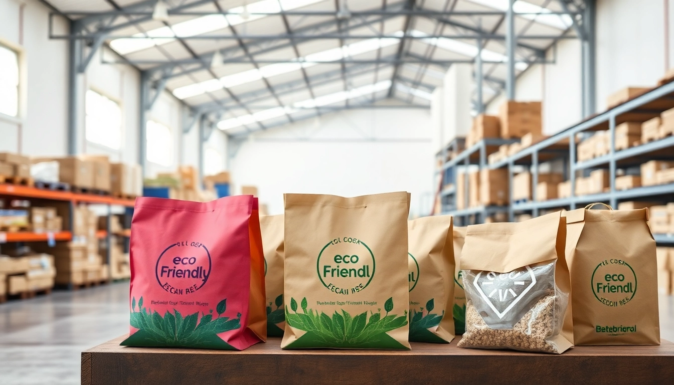 High-quality torba papierowa being used in a bakery setting for eco-friendly packaging and branding